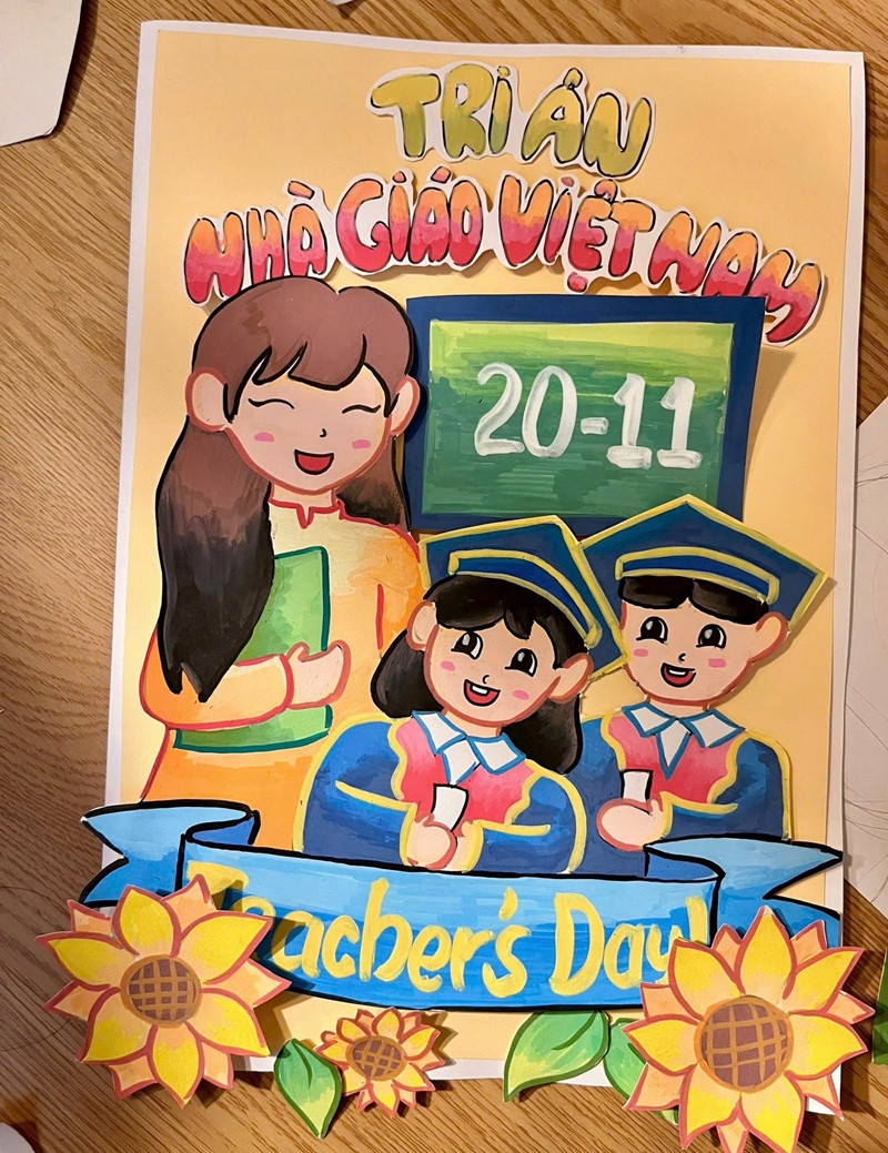 vẽ cô giáo chibi 8