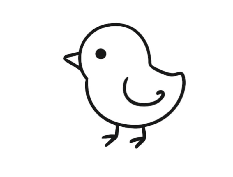 vẽ con gà chibi 14