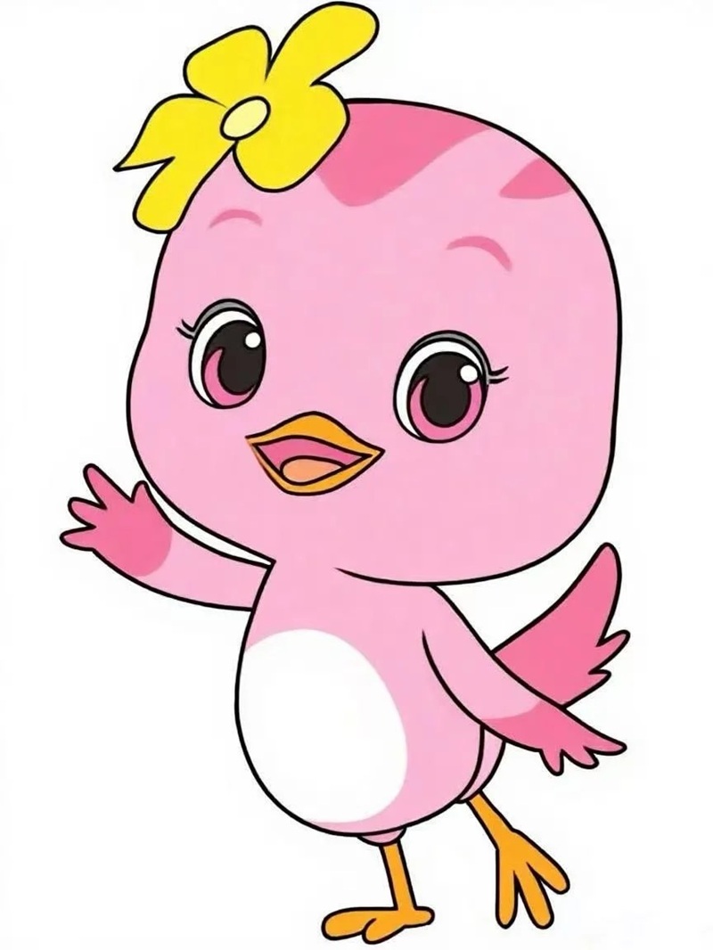 vẽ con gà chibi 2