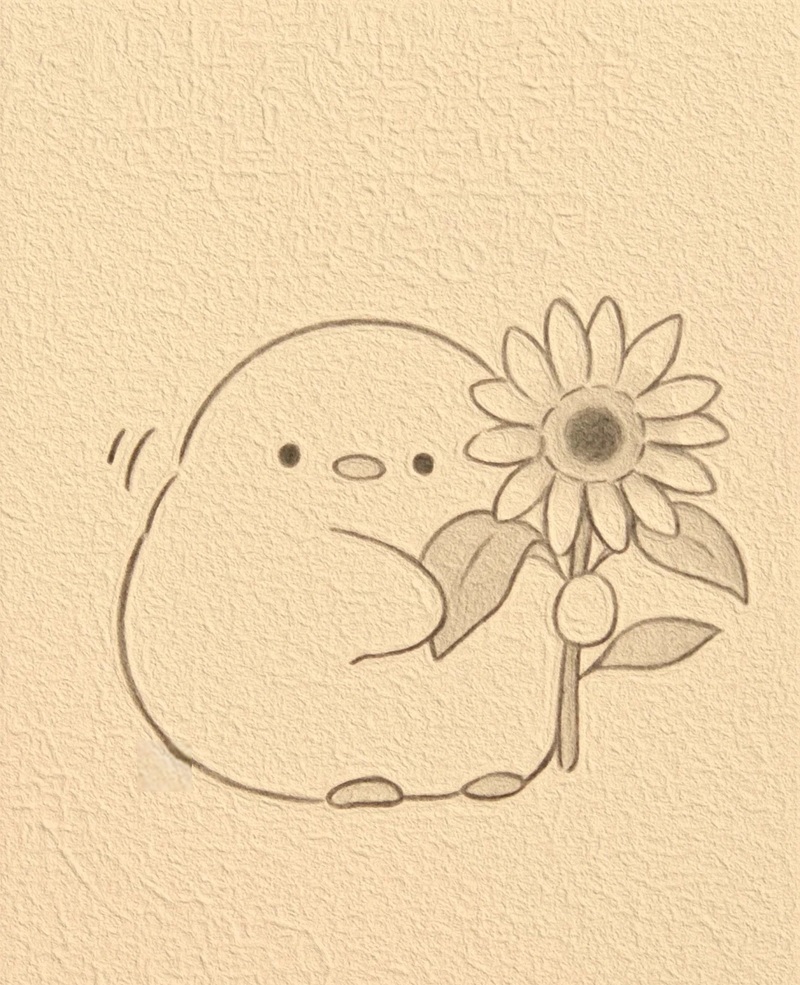 vẽ con gà con​ 17