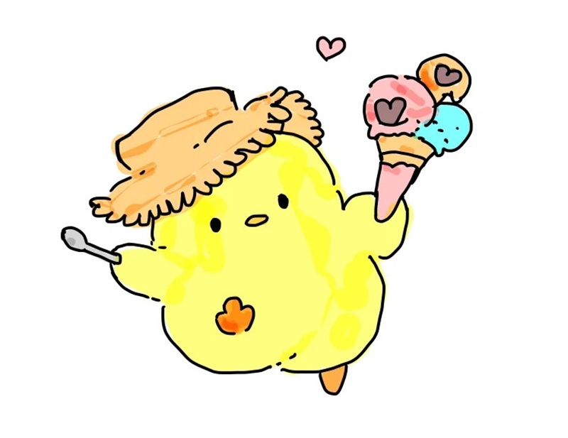 vẽ con gà con​ 7