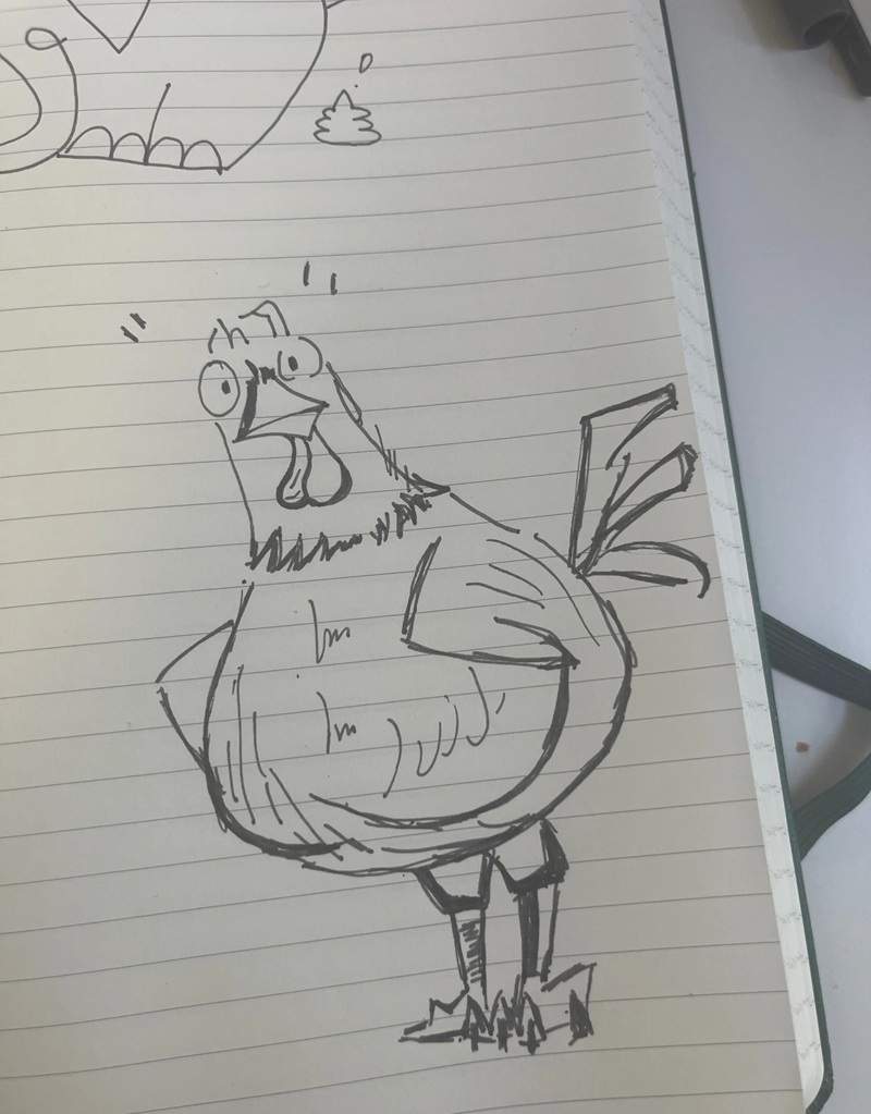 vẽ con gà mái​​ 20