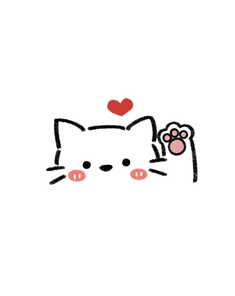 vẽ con mèo chibi 18