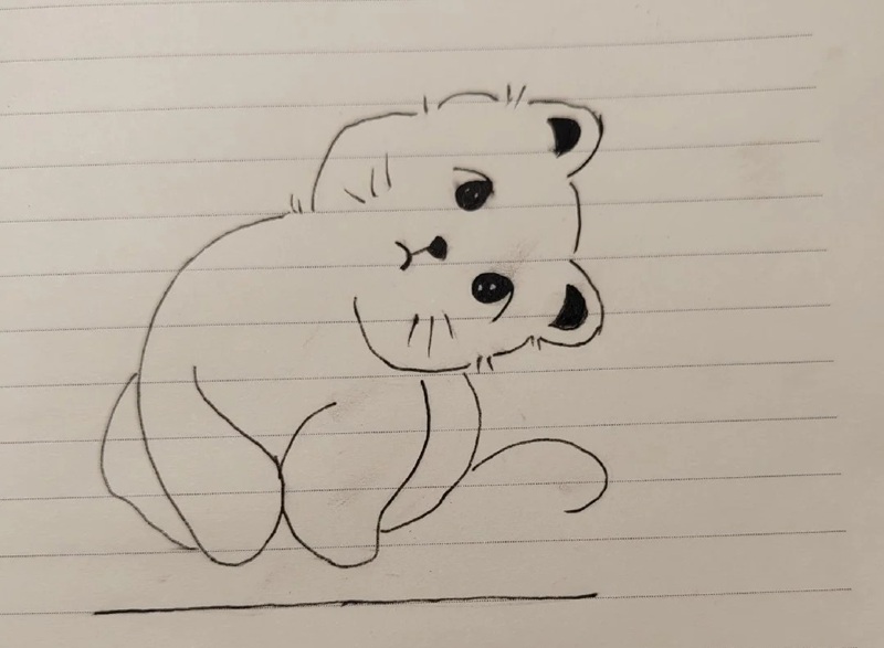 vẽ con mèo chibi 20