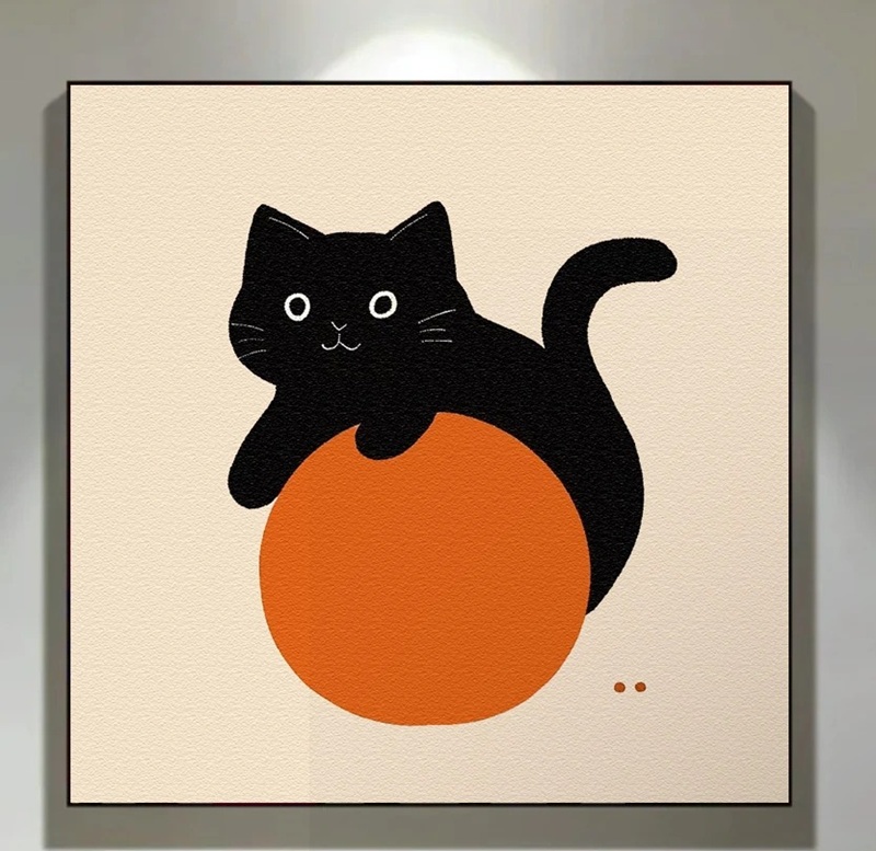 vẽ con mèo chibi 5