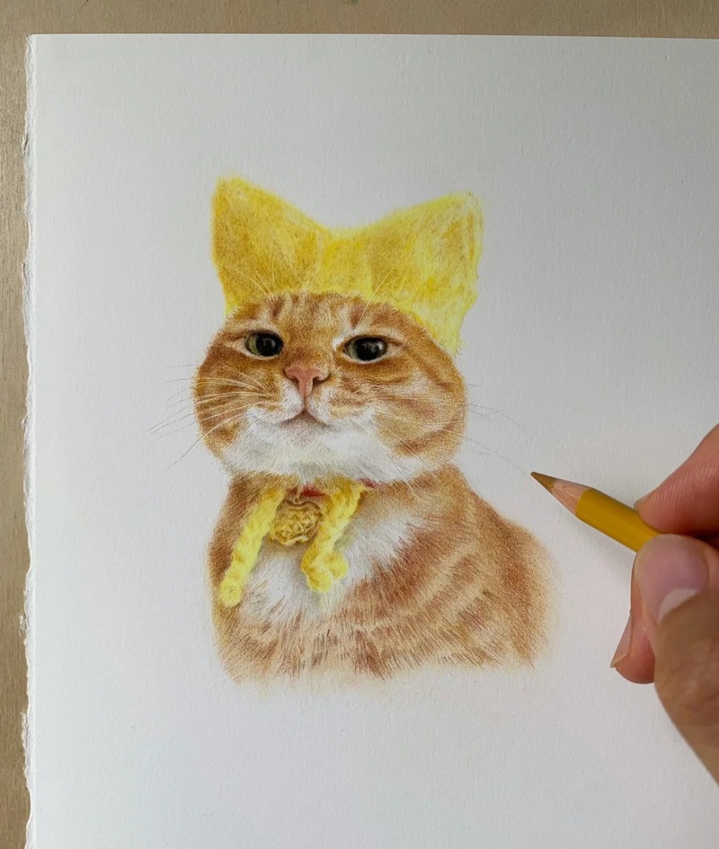 vẽ con mèo đơn giản 18