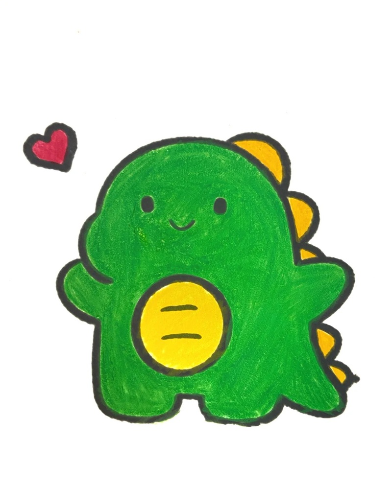 vẽ con rồng đơn giản​ 16