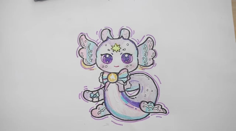 vẽ con rồng đơn giản​ 37