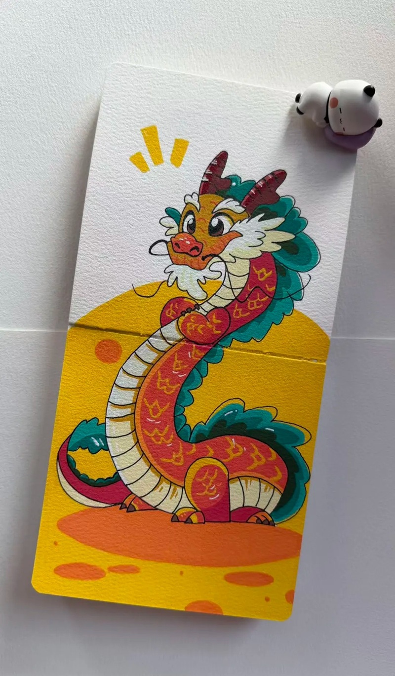 vẽ con rồng đơn giản​ 4