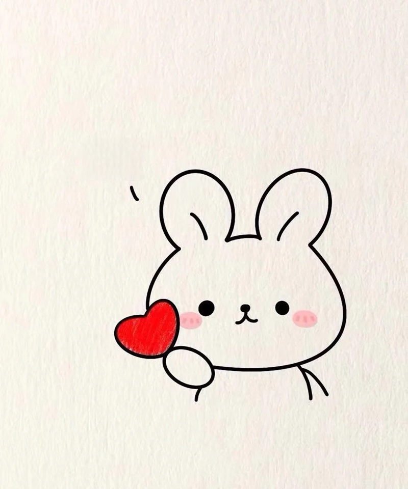 vẽ con thỏ đơn giản 37