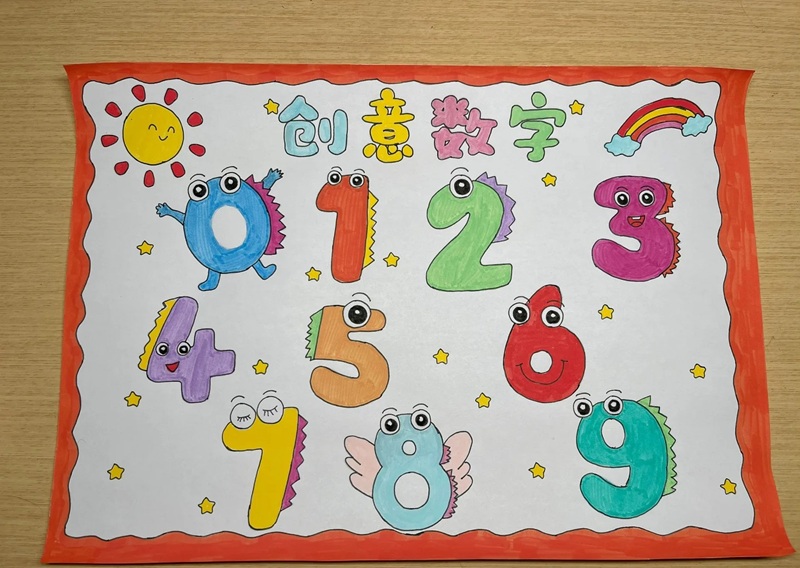 vẽ con vật bằng số 17