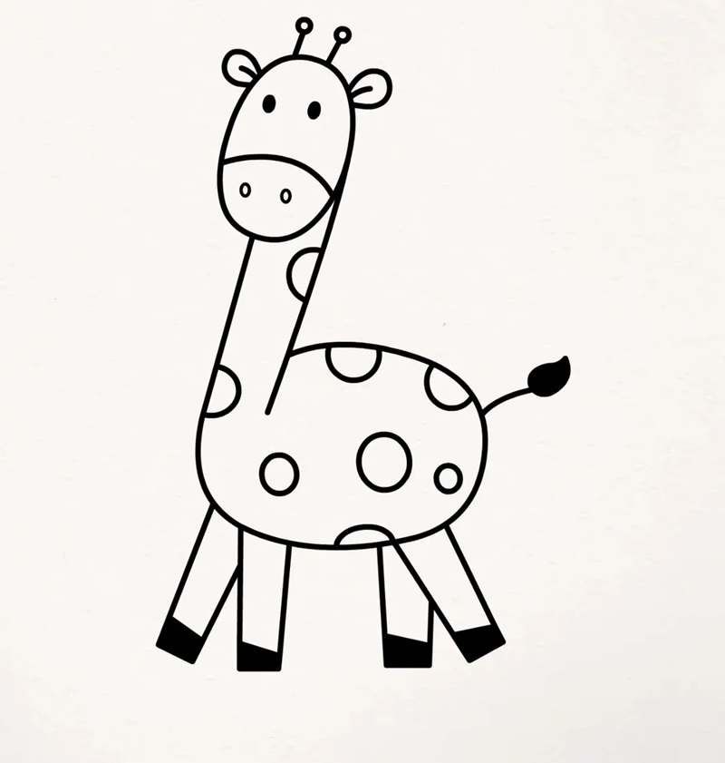 vẽ con vật bằng số 38