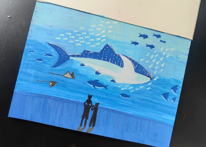 vẽ con vật dưới biển 1