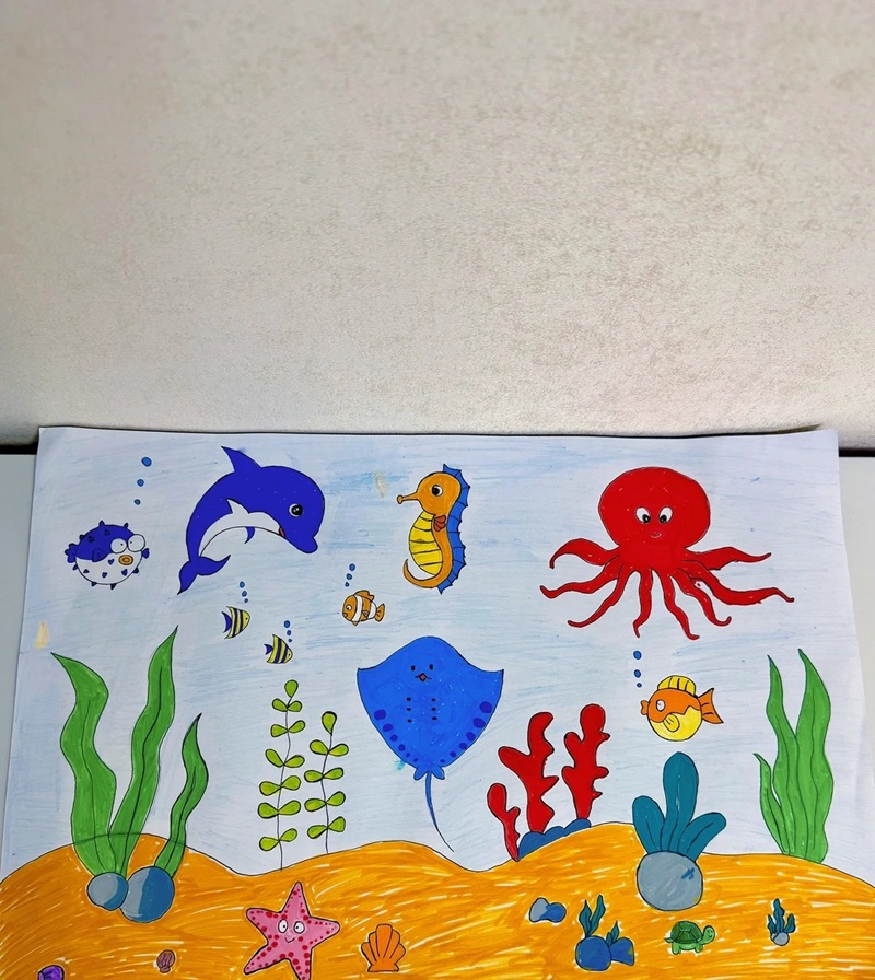 vẽ con vật dưới biển 33