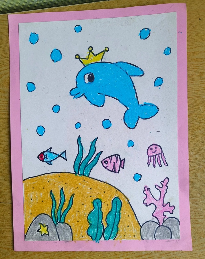 vẽ con vật dưới biển 34