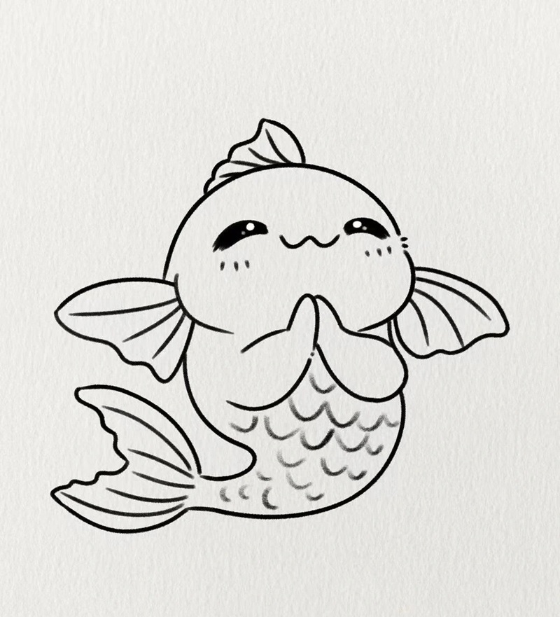 vẽ con vật dưới biển 41