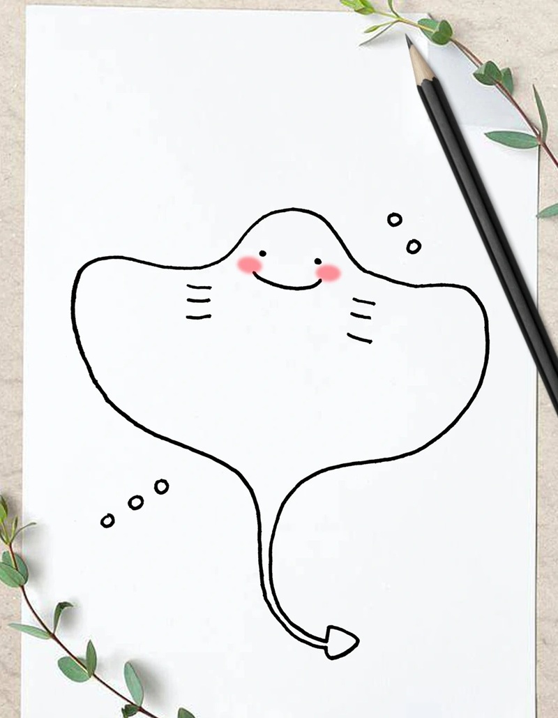 vẽ con vật dưới biển 7