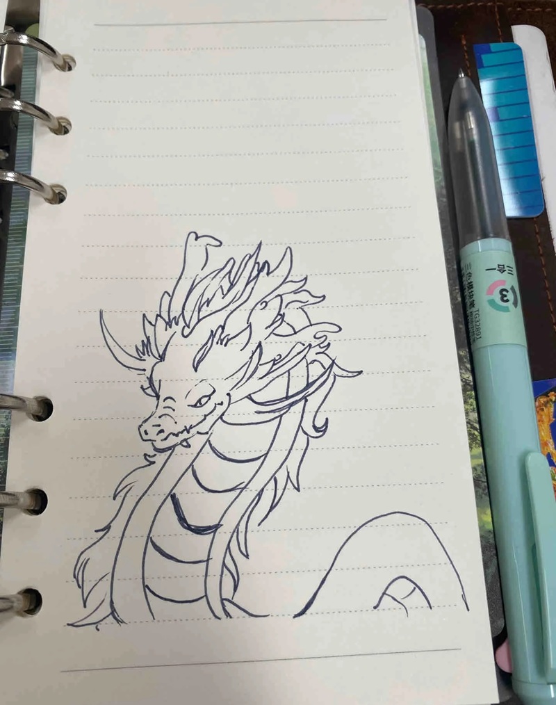 vẽ đầu rồng 21