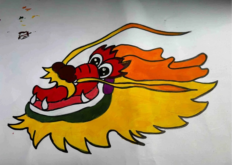 vẽ đầu rồng 26