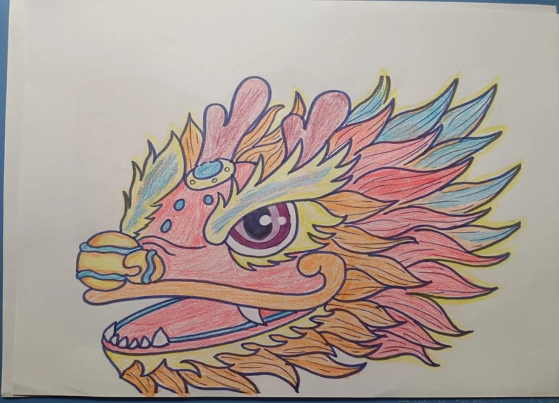 vẽ đầu rồng 36