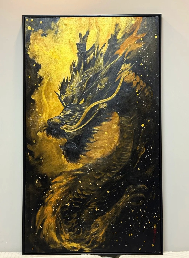 vẽ đầu rồng 40