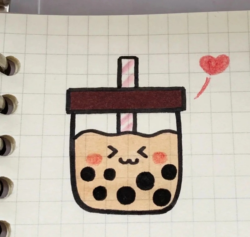 vẽ đồ ăn chibi 16