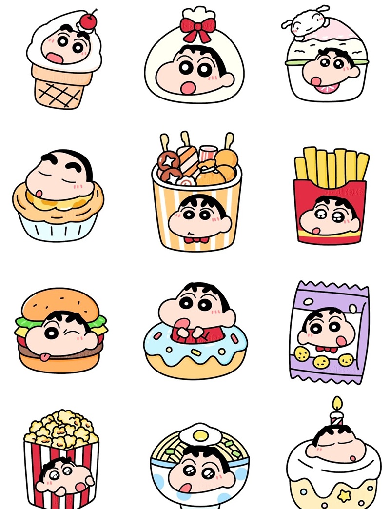 vẽ đồ ăn chibi 30