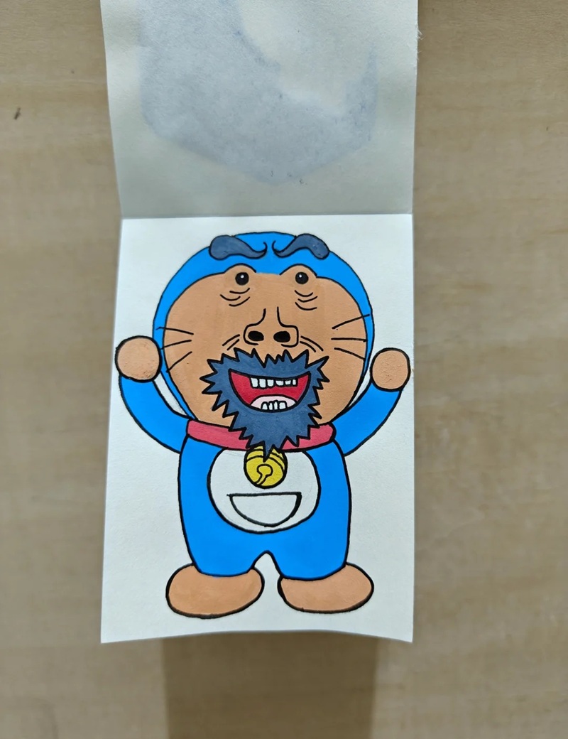 vẽ doraemon chibi​ 1