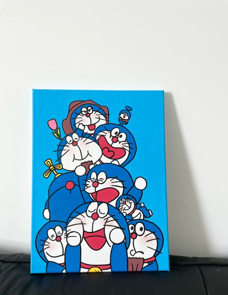 vẽ doraemon chibi​ 10