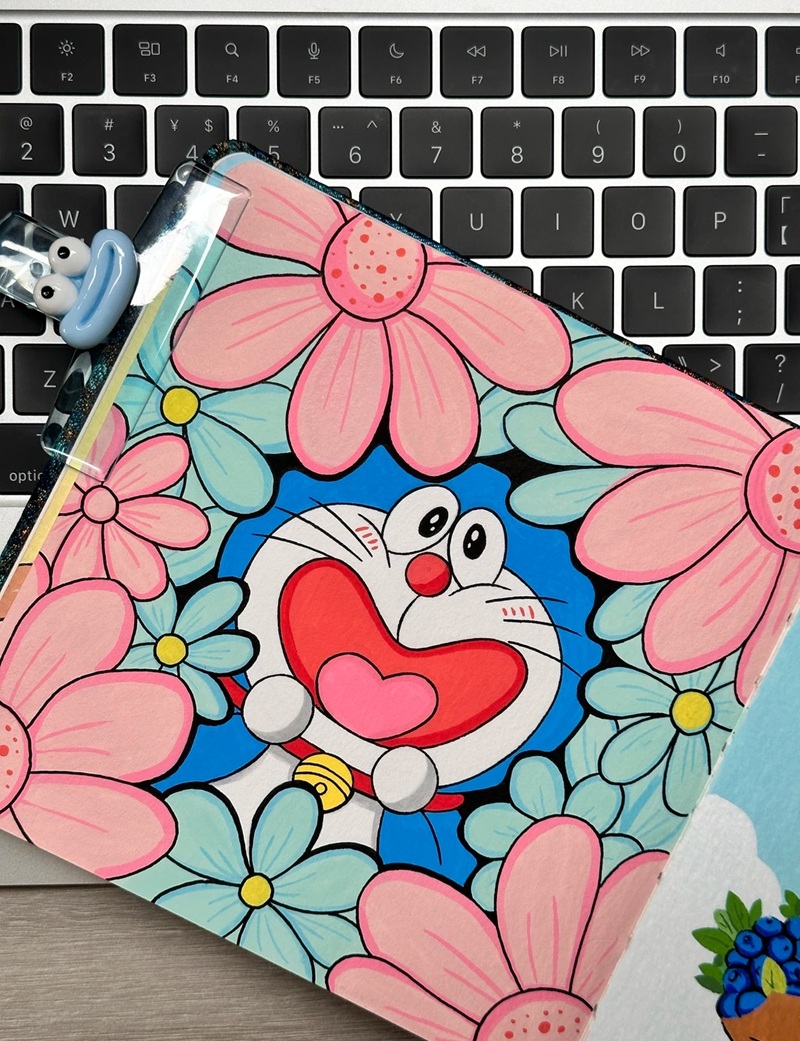 vẽ doraemon chibi​ 14