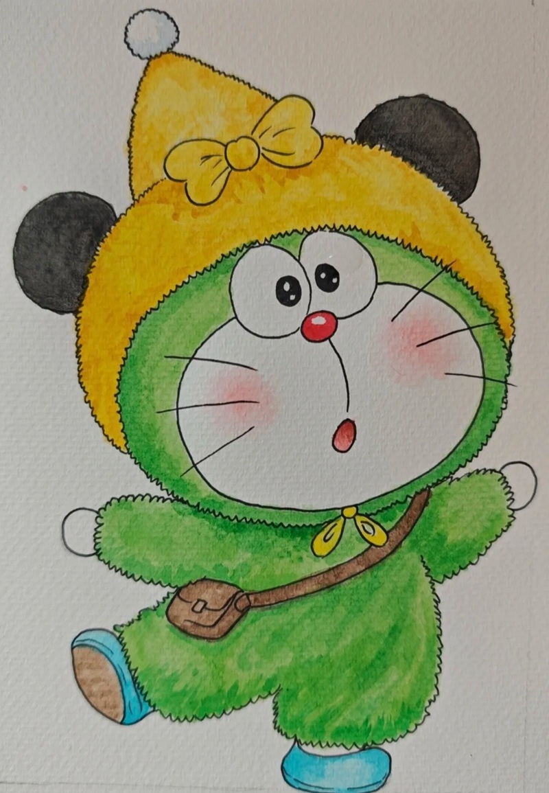 vẽ doraemon chibi​ 22