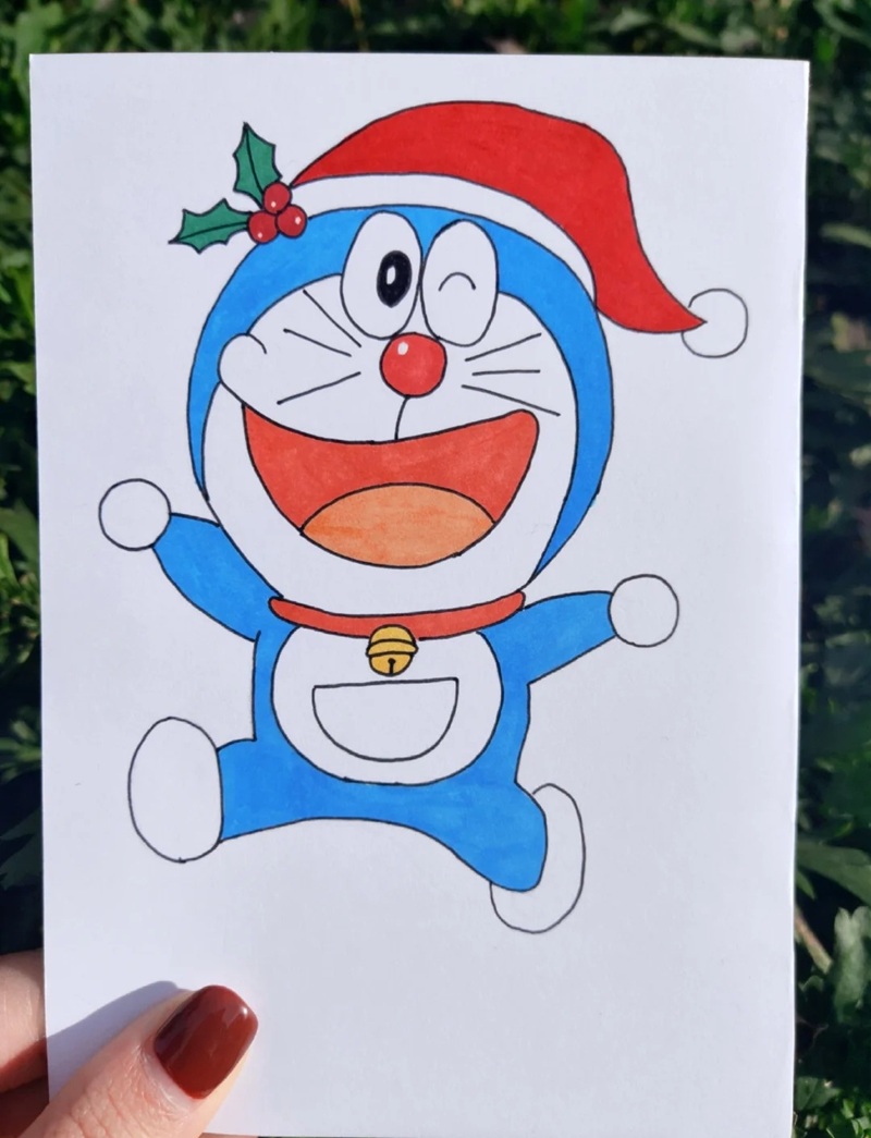 vẽ doraemon chibi​ 23