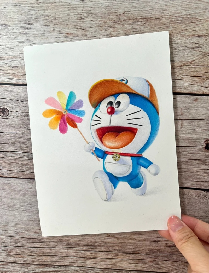 vẽ doraemon chibi​ 27