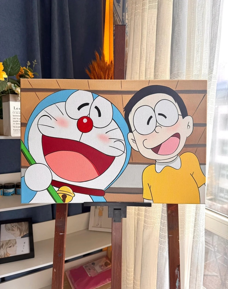 vẽ doraemon chibi​ 31