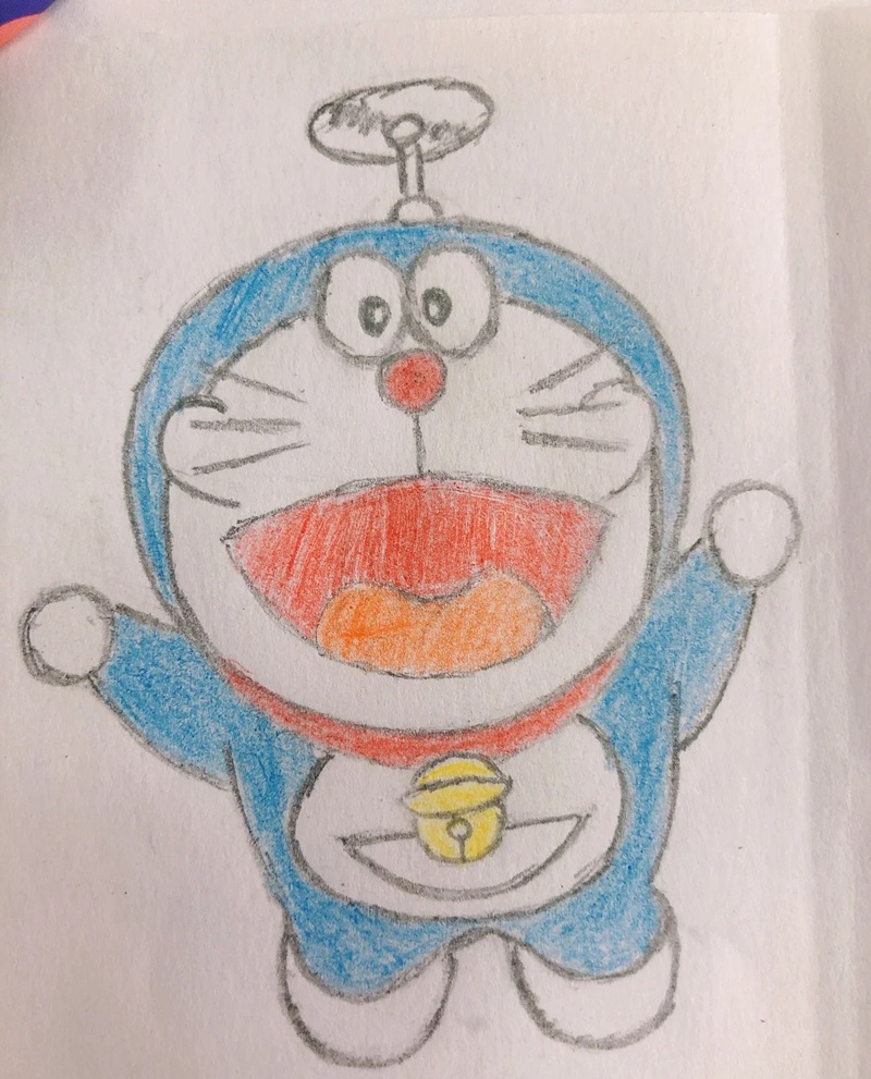 vẽ doraemon chibi​ 37