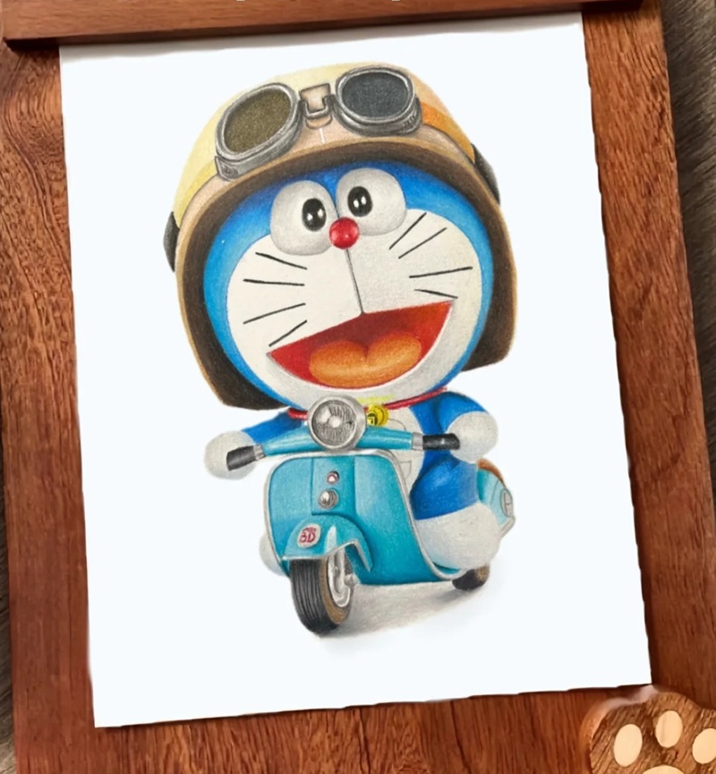 vẽ doraemon chibi​ 39