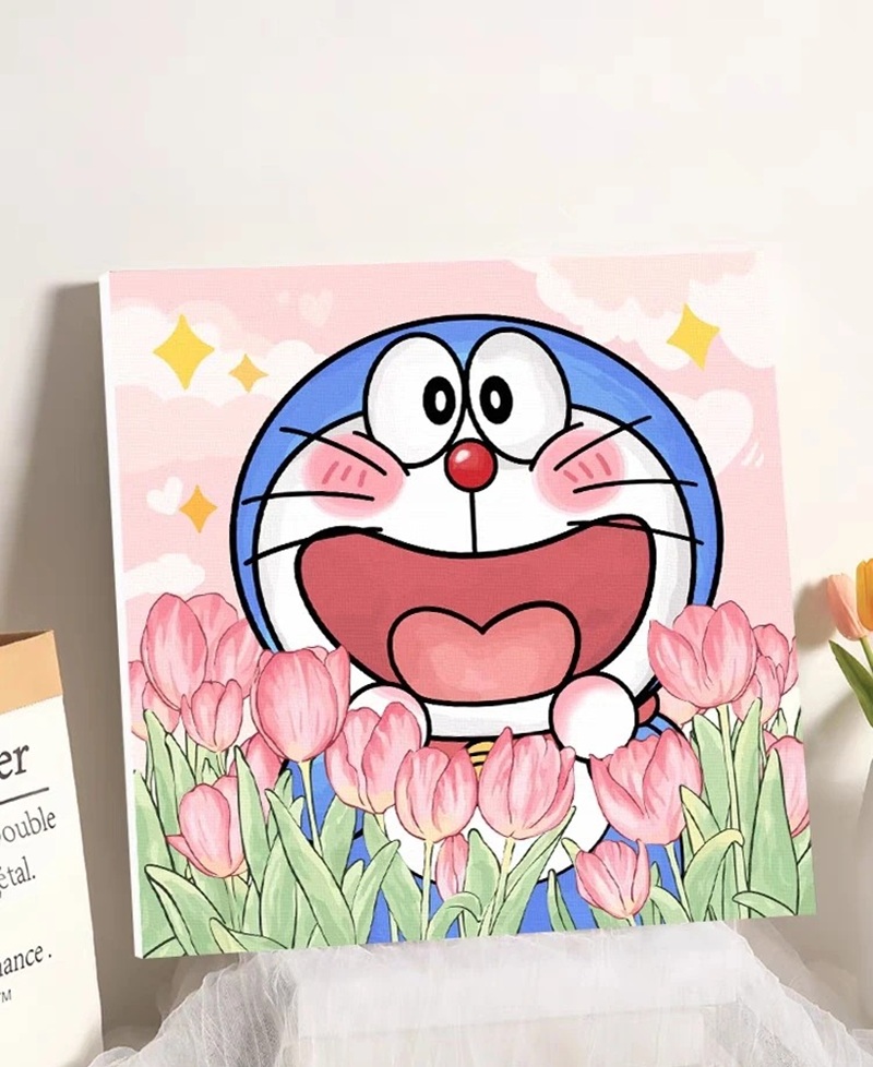 vẽ doraemon chibi​ 5