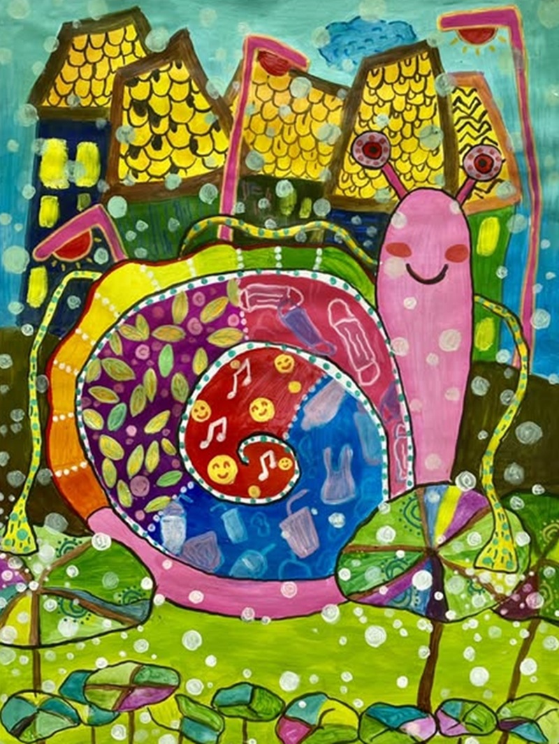 vẽ ngôi nhà lớp 6​ 12