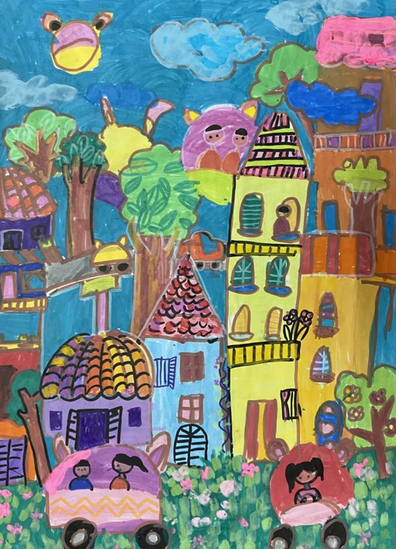 vẽ ngôi nhà lớp 6​ 22