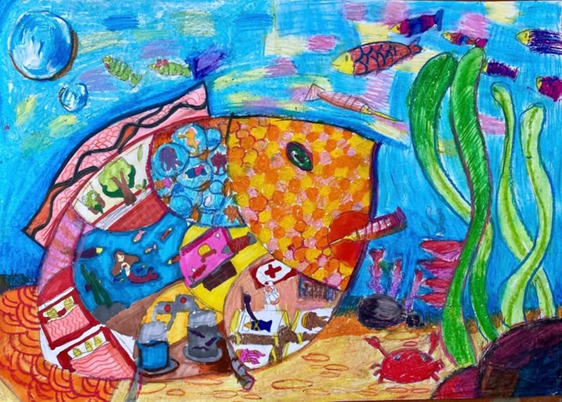 vẽ ngôi nhà lớp 6​ 32