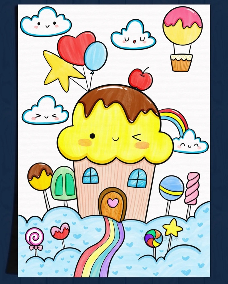 vẽ ngôi nhà mơ ước​ 11