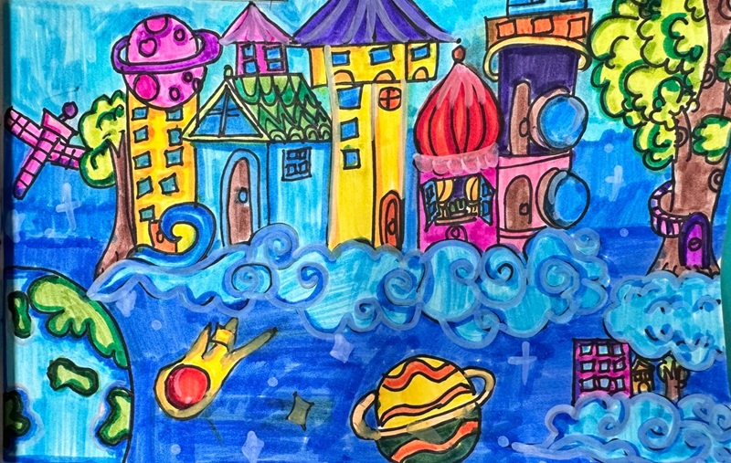 vẽ ngôi nhà mơ ước​ 12