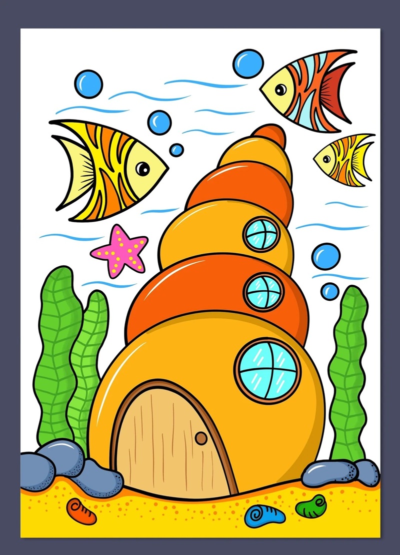 vẽ ngôi nhà mơ ước​ 13