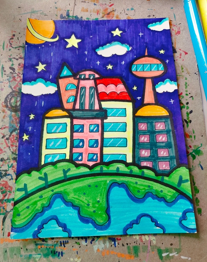 vẽ ngôi nhà mơ ước​ 15