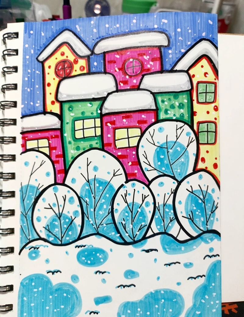 vẽ ngôi nhà mơ ước​ 16