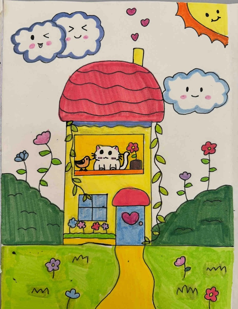 vẽ ngôi nhà mơ ước​ 17