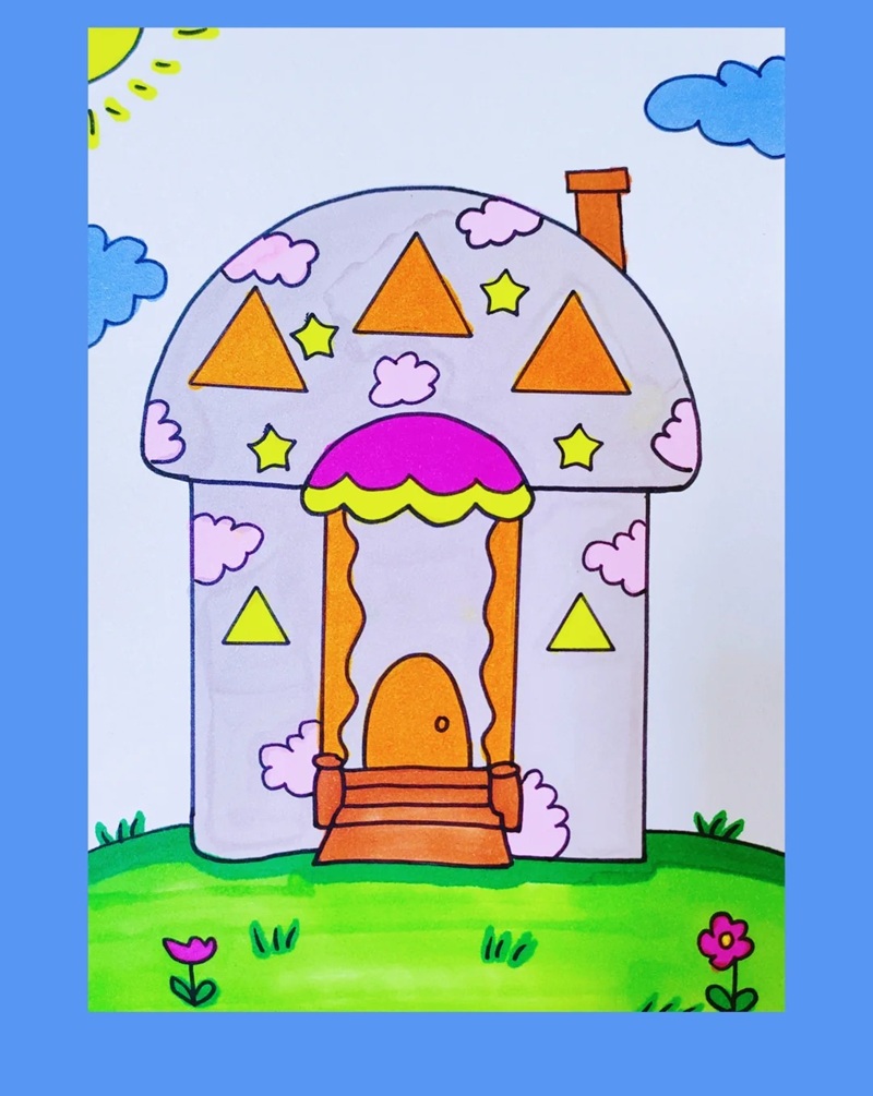 vẽ ngôi nhà mơ ước​ 20