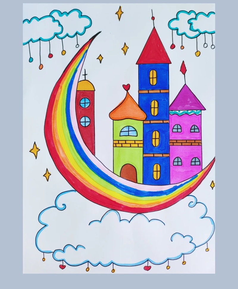 vẽ ngôi nhà mơ ước​ 27