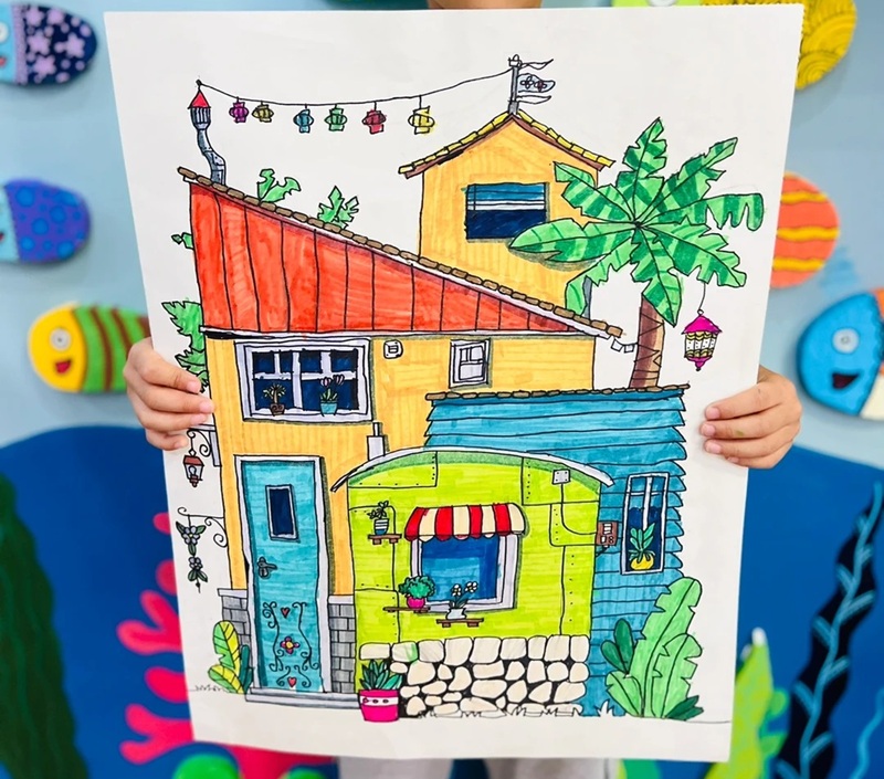 vẽ ngôi nhà mơ ước​ 28