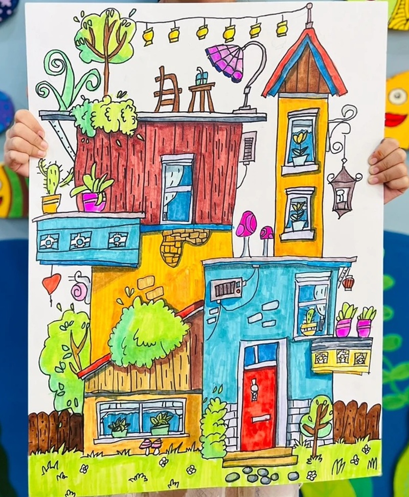 vẽ ngôi nhà mơ ước​ 29